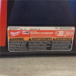 AS-IS Milwaukee M18 18V Dual Bay Simultaneous Super Charger (Tool-Only)