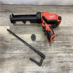 AS-IS Milwaukee 12V Lithium-Ion Cordless 10 oz. Adhesive and Caulk Gun (Tool-Only)