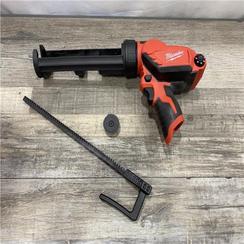 AS-IS Milwaukee 12V Lithium-Ion Cordless 10 oz. Adhesive and Caulk Gun (Tool-Only)