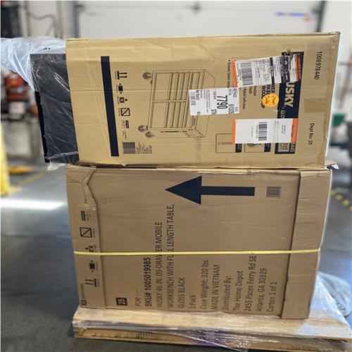 DALLAS LOCATION - AS-IS HUSKY MIXED WORKBENCH PALLET (2 UNITS)