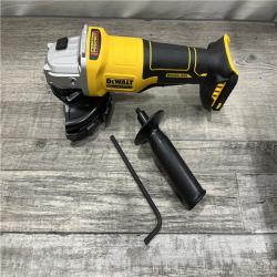 AS-IS DEWALT 20V MAX Cordless Brushless 4-1/2 in. Angle Grinder with Paddle Switch (Tool Only)