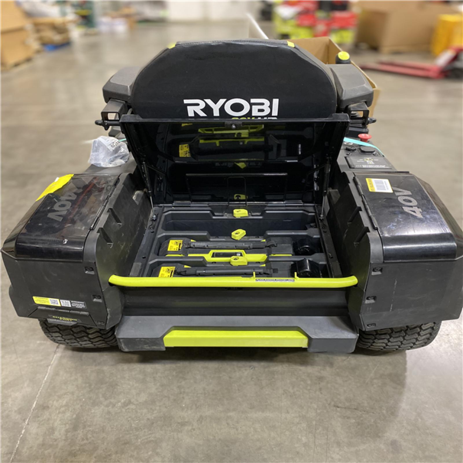 RYOBI 80V HP Brushless 42 in. Battery Electric Cordless Zero Turn Riding Mower (2) 80V Batteries (2) 40V Batteries and Charger