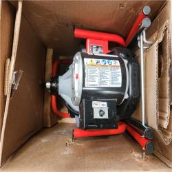 Phoenix NEW RIDGID K-400 AutoFeed Drain Cleaning Snake Auger 120-Volt Drum Machine and C-45IW 1/2 in. x 75 ft. Cable (No Gloves)