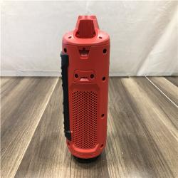 AS-IS Milwaukee 12-Volt Lithium-Ion Cordless Bluetooth Jobsite Speaker with PACKOUT Compatibility