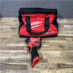 Houston Location AS-IS Milwaukee FUEL 12V Lithium-Ion Brushless Cordless 1/4 in. Hex Impact Driver (Tool-Only)
