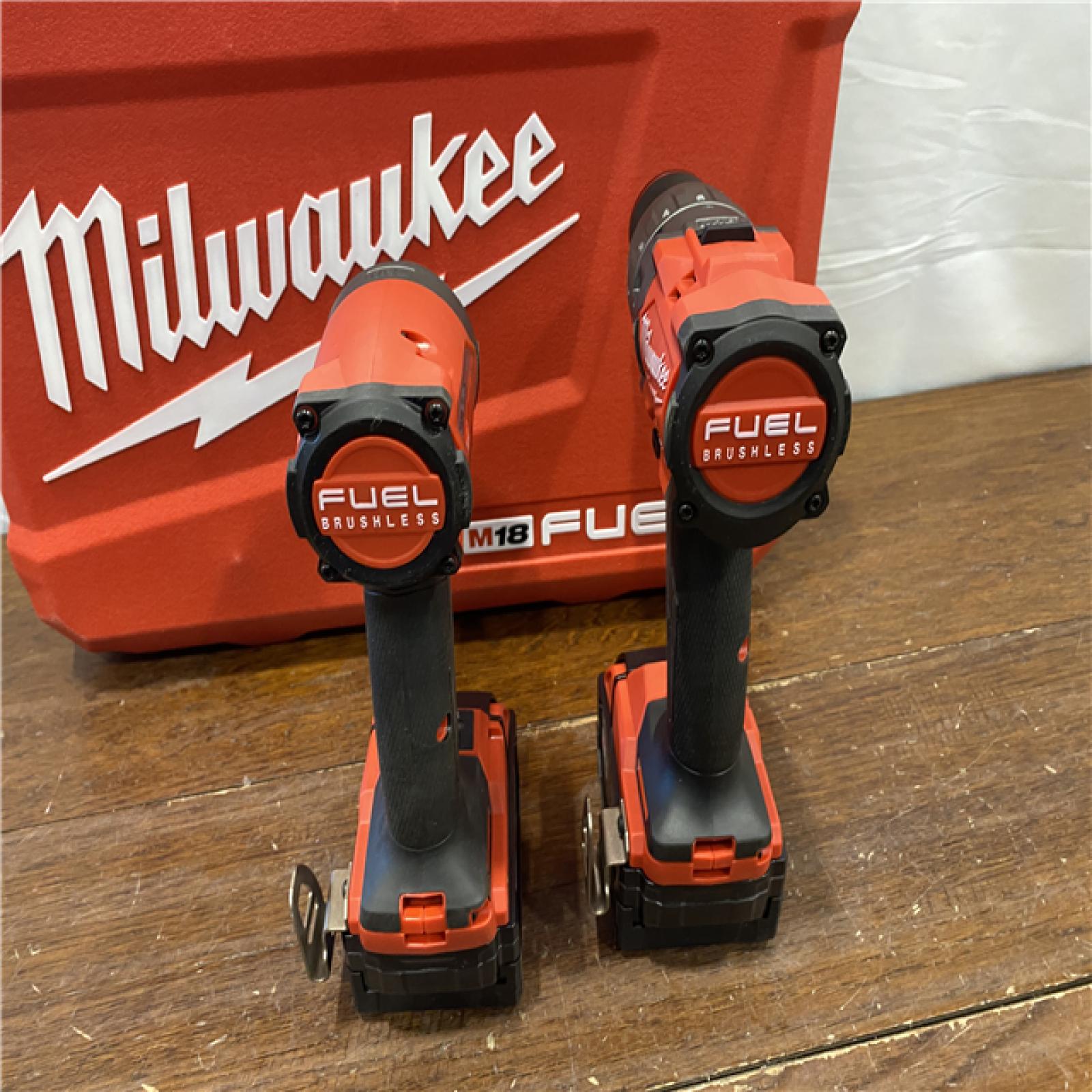AS-IS M18 FUEL 18V Lithium-Ion Brushless Cordless Hammer Drill and Impact Driver Combo Kit (2-Tool) with 2 Batteries