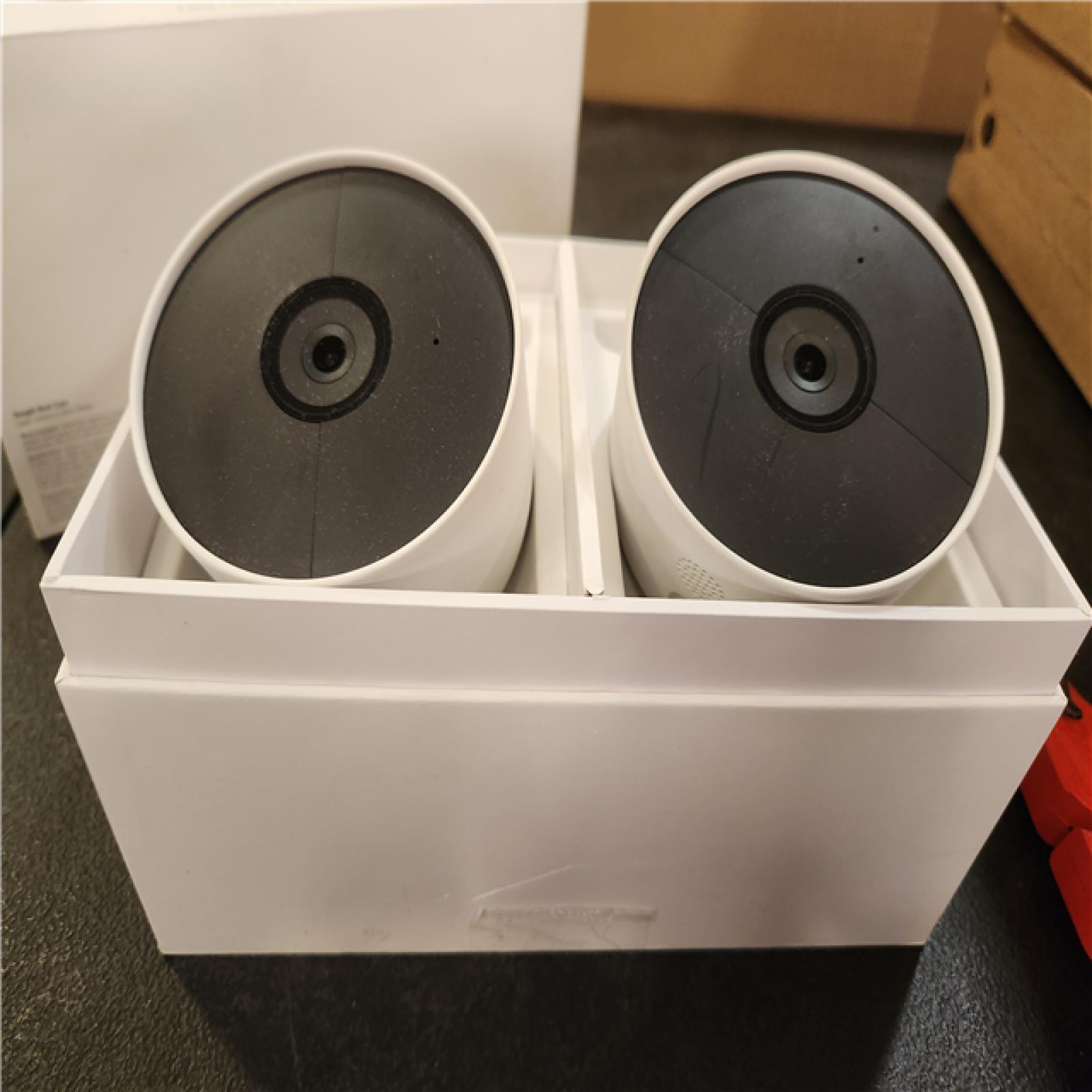 Phoenix AS-IS Google Nest Indoor/Outdoor Wireless Smart Security Camera (Battery) 2-Pack