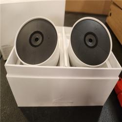 Phoenix AS-IS Google Nest Indoor/Outdoor Wireless Smart Security Camera (Battery) 2-Pack