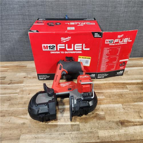 HOUSTON LOCATION - AS - IS Milwaukee FUEL 12V Lithium-Ion Cordless Compact Band Saw (Tool-Only)