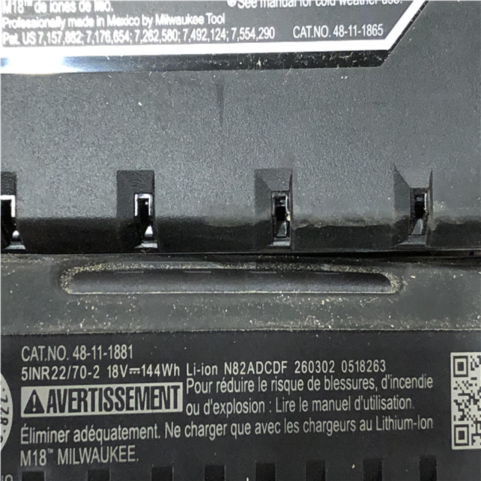 AS-IS Milwaukee 18-Volt Lithium-Ion REDLITHIUM FORGE Starter Kit