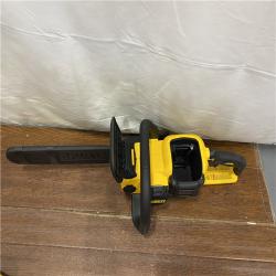 AS-IS DEWALT  FLEXVOLT 60V MAX 16in. Brushless Cordless Battery Powered Chainsaw Kit with (1) FLEXVOLT 2 Ah Battery & Charger