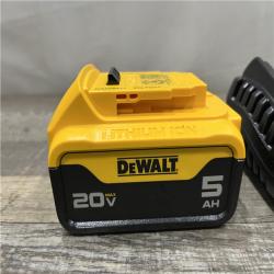 AS-IS DEWALT 20V MAX Lithium-Ion 5.0 Ah Battery and Charger