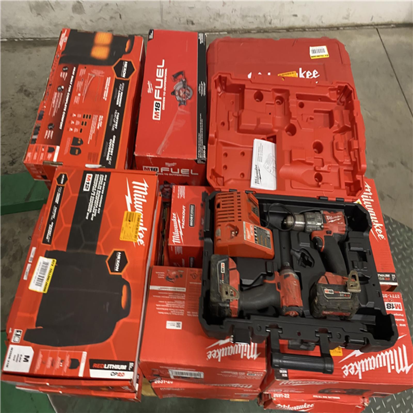 Dallas Location - As-Is MILWAUKEE Tool Pallet