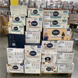 DALLAS LOCATION - BULLSEYE MIXED DIAPERS WIPE'S PALLET -(60 CASES)