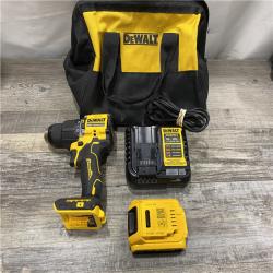 AS-IS DEWALT ATOMIC 20V Cordless 1/2 in. Compact Hammer Drill Kit