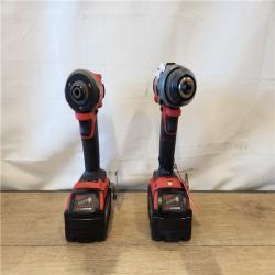 AS-IS- Milwaukee  FUEL 18V Lithium-Ion Brushless Cordless Hammer Drill and Impact Driver Combo Kit