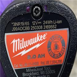 AS-IS Milwaukee  FUEL 12V Lithium-Ion Brushless Cordless 1/4 in. Hex Impact Driver Kit