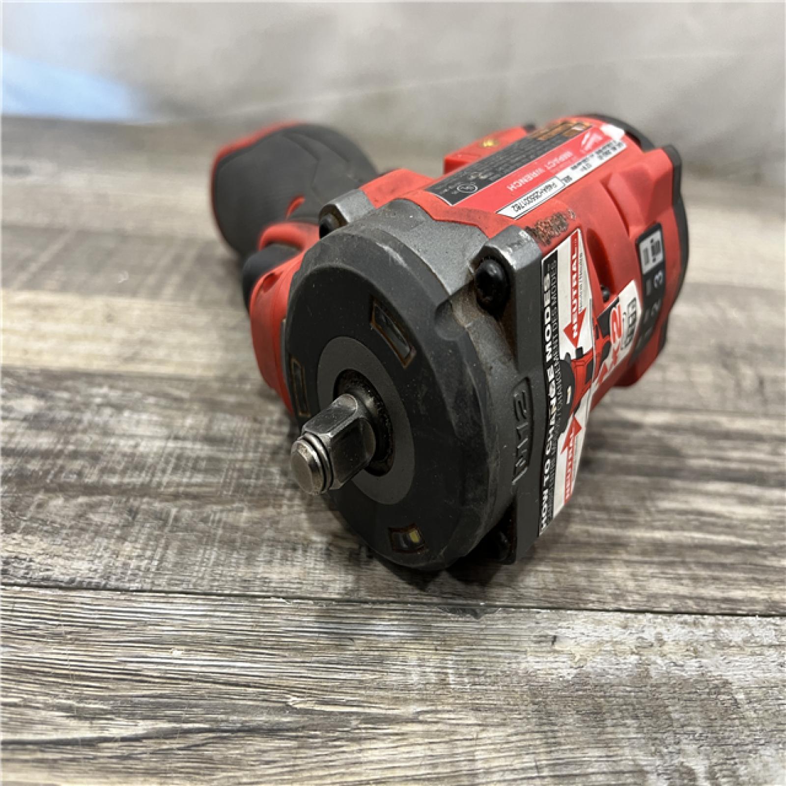 AS-IS Milwaukee FUEL 12V Lithium-Ion Brushless Cordless Stubby 3/8 in. Impact Wrench (Tool-Only)