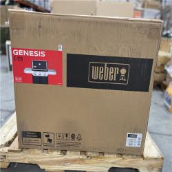 DALLAS LOCATION - WEBER Genesis E-315 3-Burner Liquid Propane Gas Grill in Black with Cast-Iron Grates