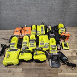 HOUSTON LOCATION - AS-IS MIXED BATTERY CHARGER PACK QTY - 17