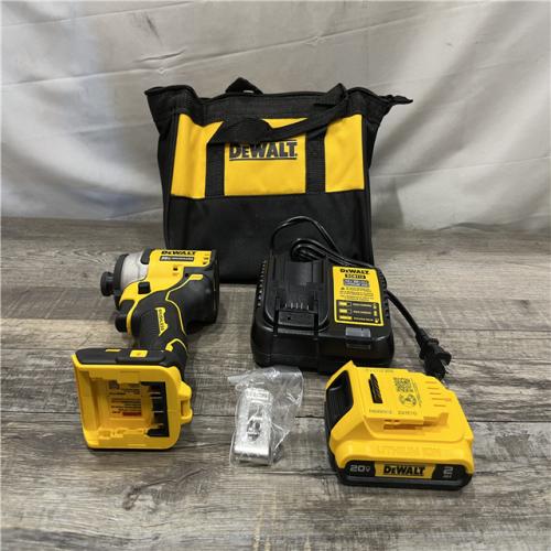 AS-IS DEWALT Atomic 20V Max Lithium-Ion Brushless Cordless Compact 1/4 in. Impact Driver Kit