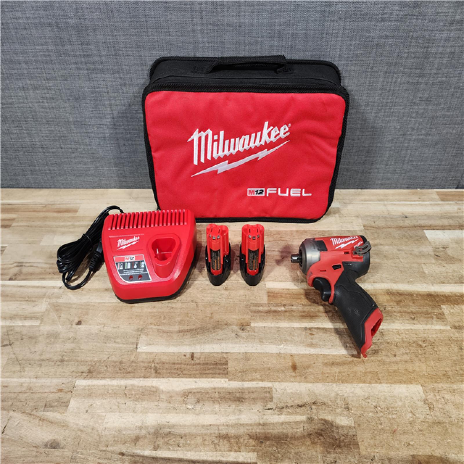 HOUSTON LOCATION - AS - IS Milwaukee FUEL SURGE 12V Lithium-Ion Brushless Cordless 1/4 in. Hex Impact Driver Compact Kit