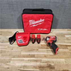 HOUSTON LOCATION - AS - IS Milwaukee FUEL SURGE 12V Lithium-Ion Brushless Cordless 1/4 in. Hex Impact Driver Compact Kit