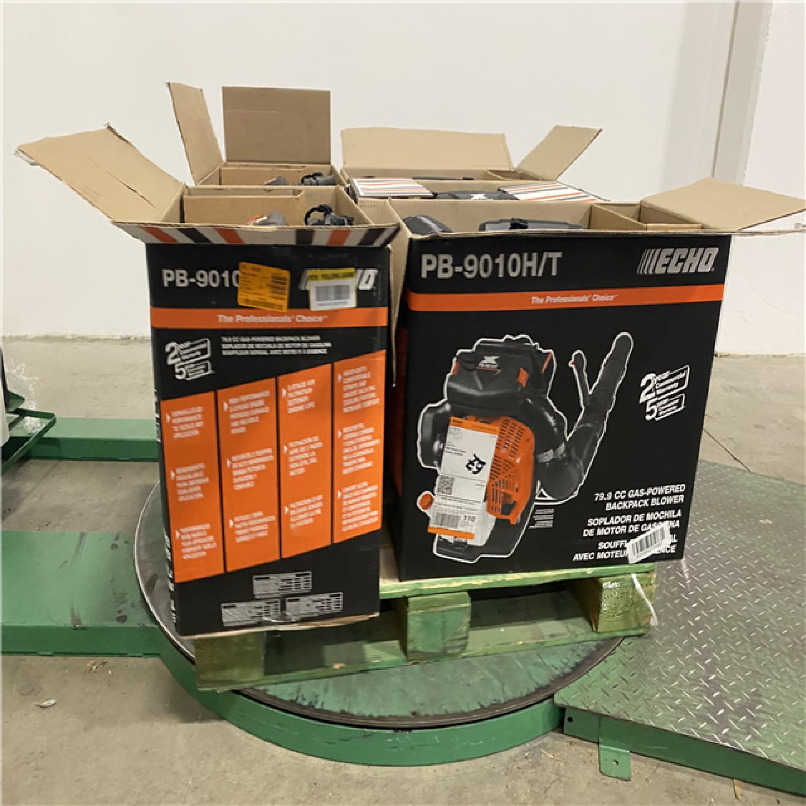 Dallas Location - As-Is Echo Backpack Leaf Blower (Lot Of 5)