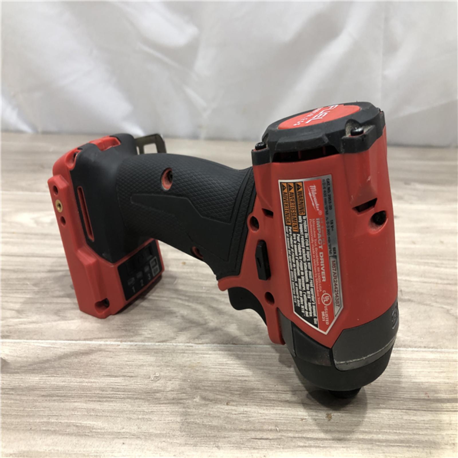 AS-IS MILWAUKEE FUEL 18V Lithium-Ion Cordless Hammer Drill and Impact Driver Combo Kit