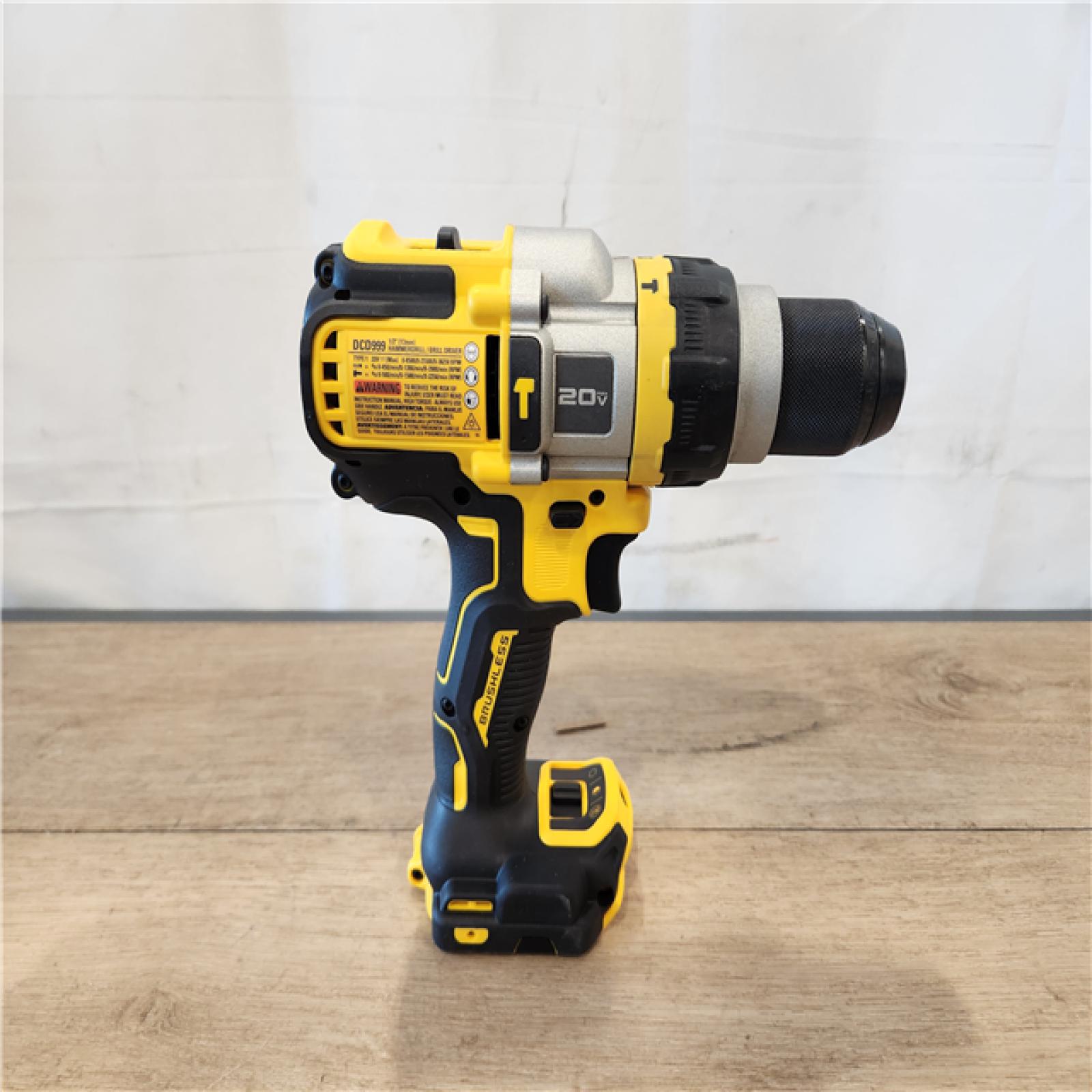 AS-IS- Dewalt 20V MAX Flexvolt 1/2  Cordless Hammer Drill Bare Tool