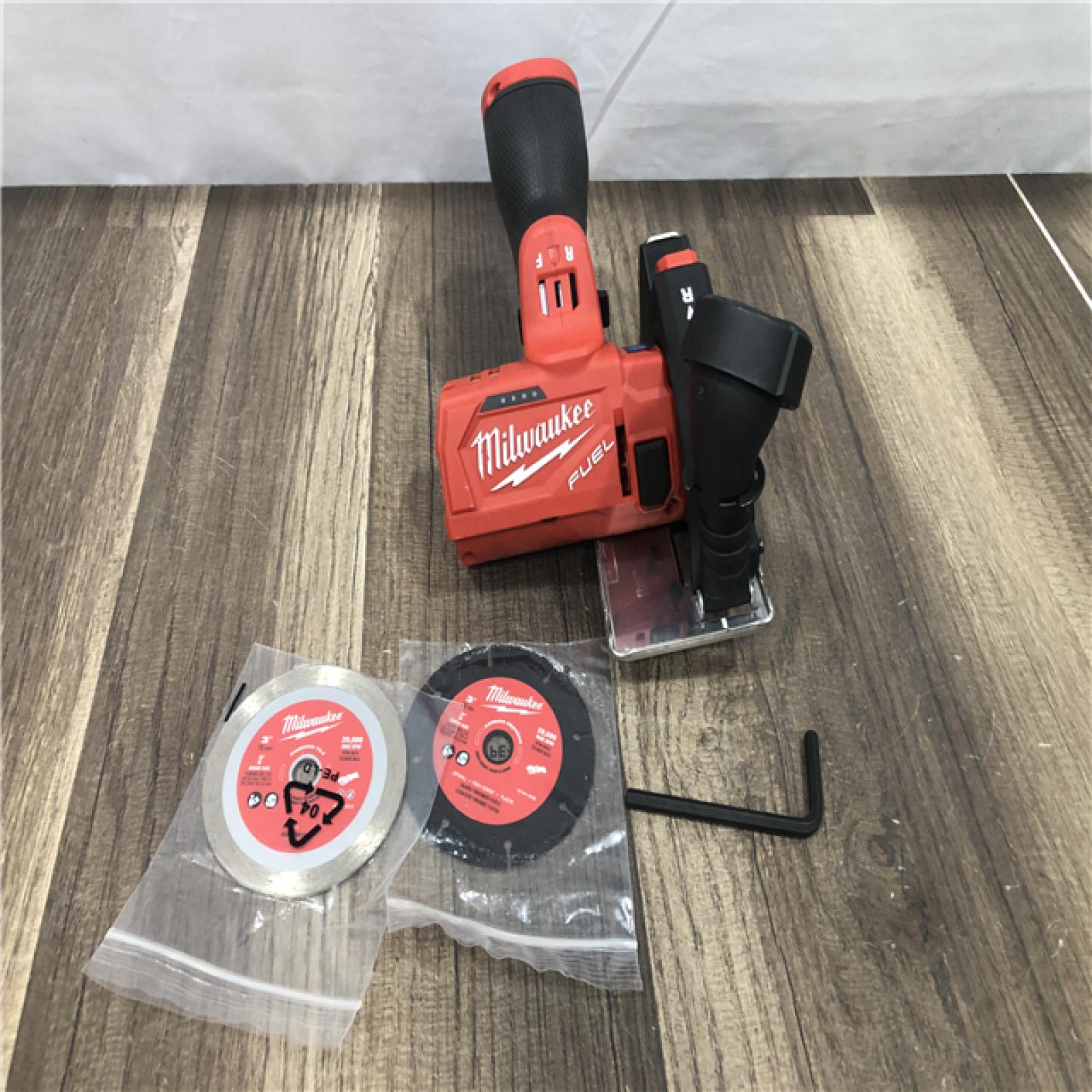 AS-IS Milwaukee  FUEL 12V Lithium-Ion Brushless Cordless 3 in. Cut Off Saw (Tool-Only)
