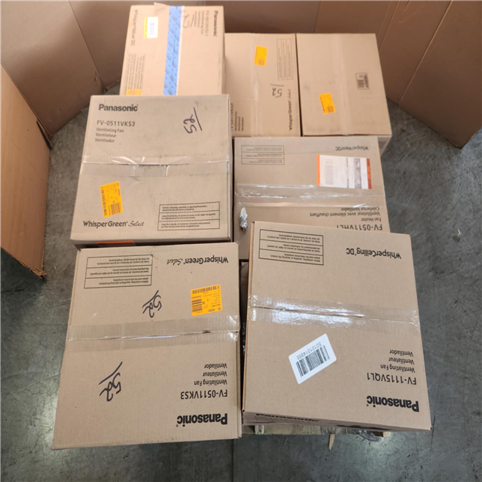 Phoenix NEW Panasonic WhisperGreen Ventilating Fan Pallet (11-Total)