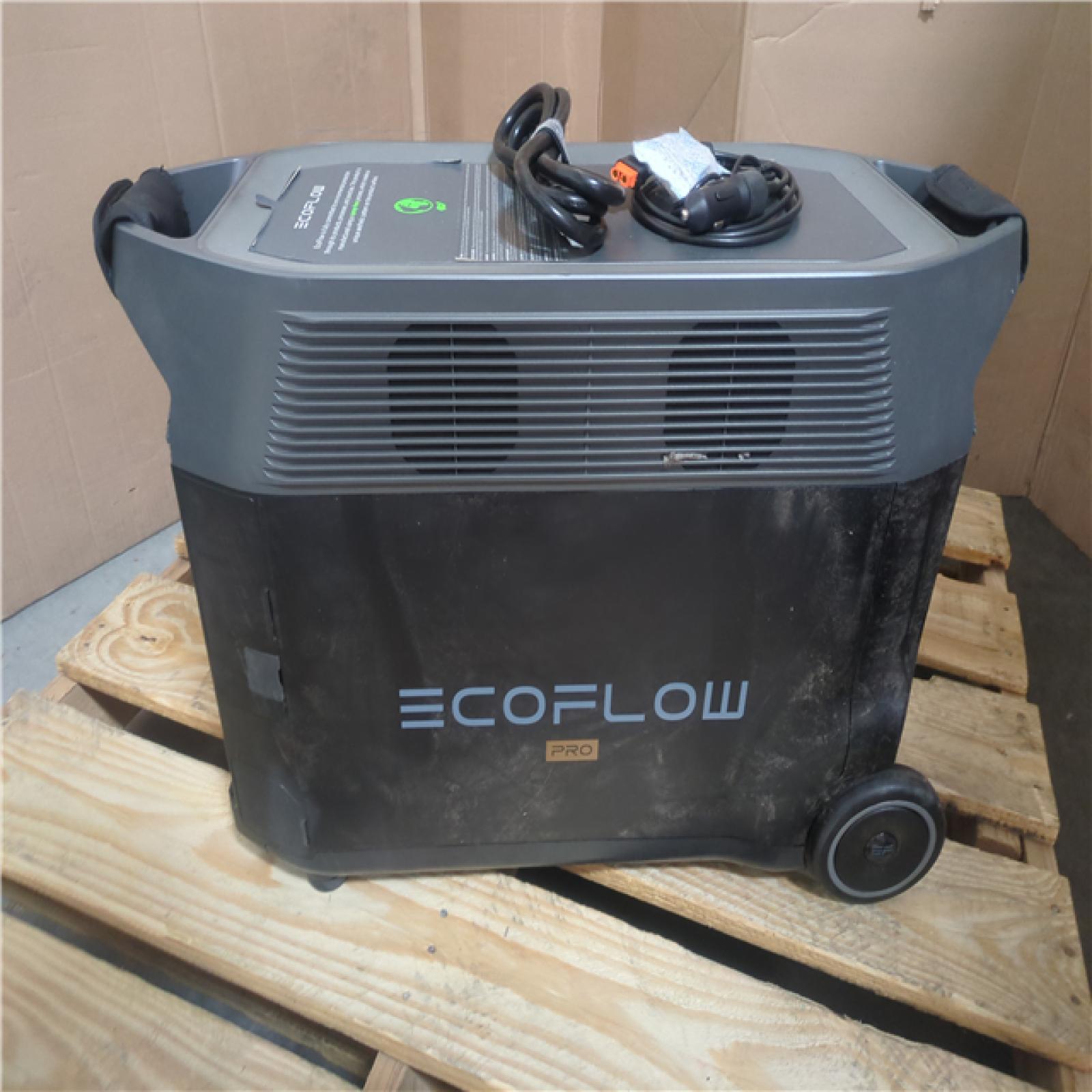 CALIFORNIA AS-IS ECOFLOW  PRO BATTERY GENERATOR