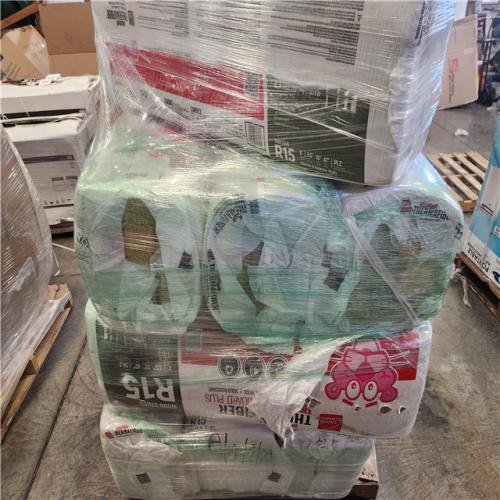 Phoenix AS-IS Owens Corning 15 in. x 47 in. R15 Thermafiber Fire and Sound Guard Plus Mineral Wool Insulation Batt 390 Square Feet Pallet (10-Bags)