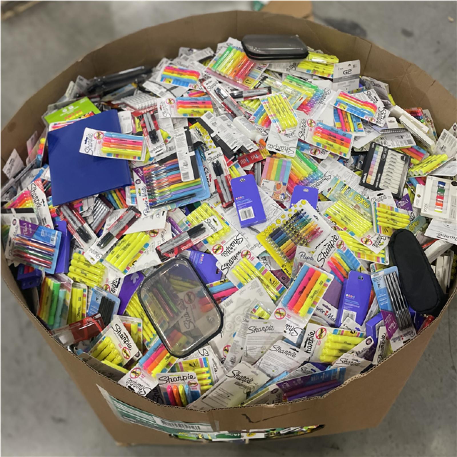 DALLAS LOCATION- NEW! BULLSEYE MIXED SCHOOL SUPPLIES