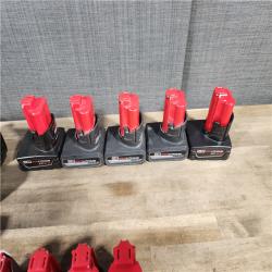 HOUSTON LOCATION - AS-IS MILWAUKEE BATTERY PACK QTY - 20