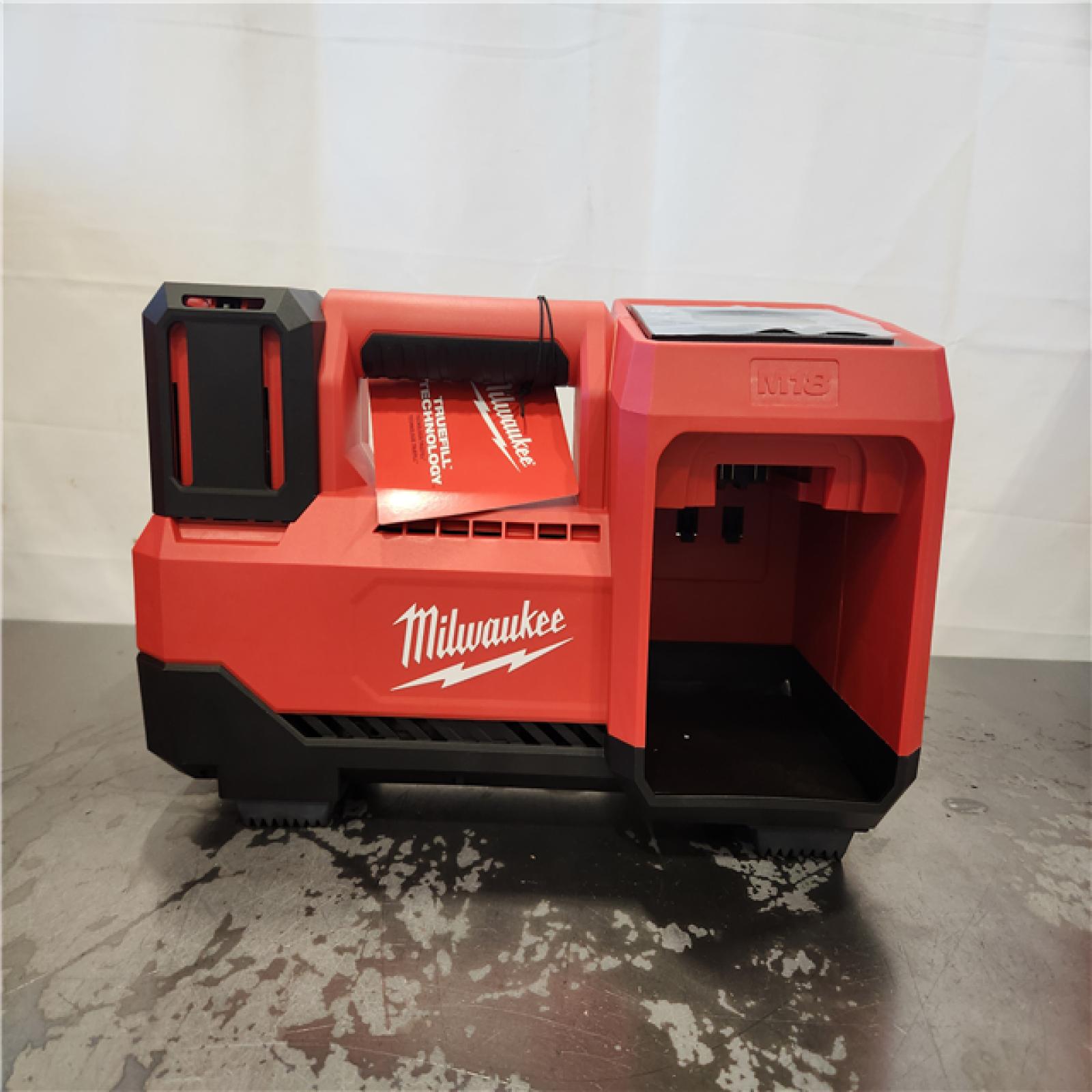 AS-IS- MILWAUKEE  18-Volt Lithium-Ion Cordless Inflator (Tool-Only)