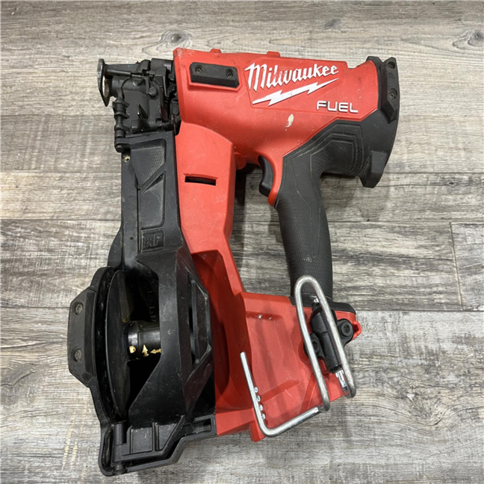 AS-IS Milwaukee FUEL 18-Volt Lithium-Ion Brushless Cordless Coil Roofing Nailer (Tool Only)