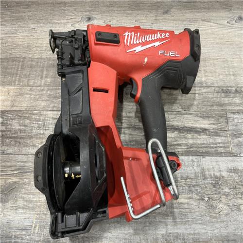 AS-IS Milwaukee FUEL 18-Volt Lithium-Ion Brushless Cordless Coil Roofing Nailer (Tool Only)