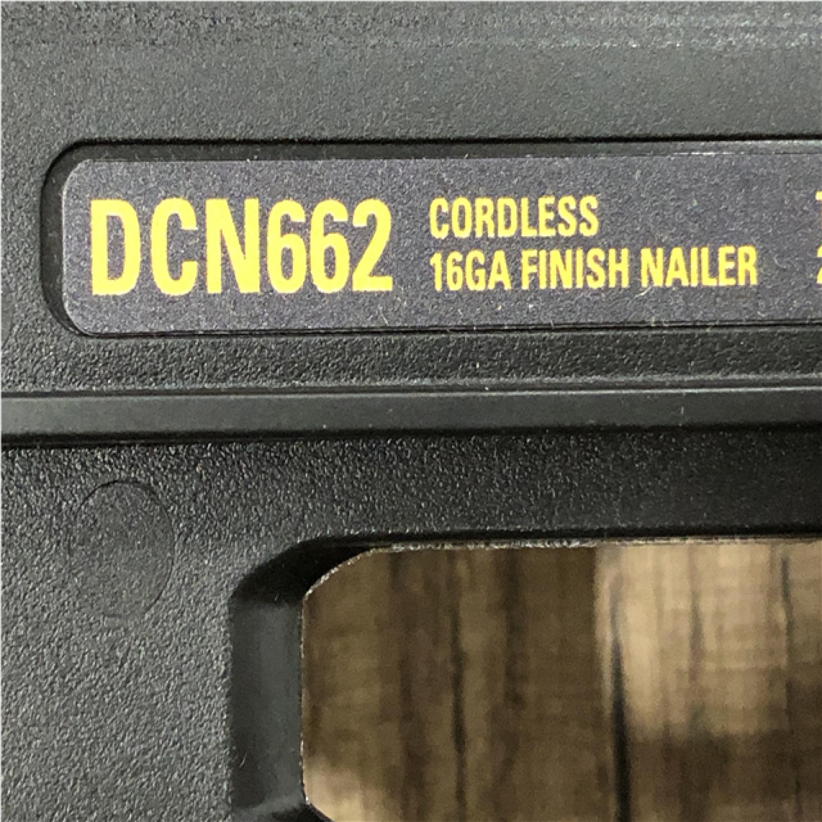 AS-IS DEWALT 20V MAX XR 16-Gauge Lithium-Ion Cordless Finish Nailer (Tool Only)