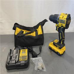 AS-IS - DEWALT ATOMIC 20-Volt Lithium-Ion Cordless 1/2 in. Compact Hammer Drill Kit