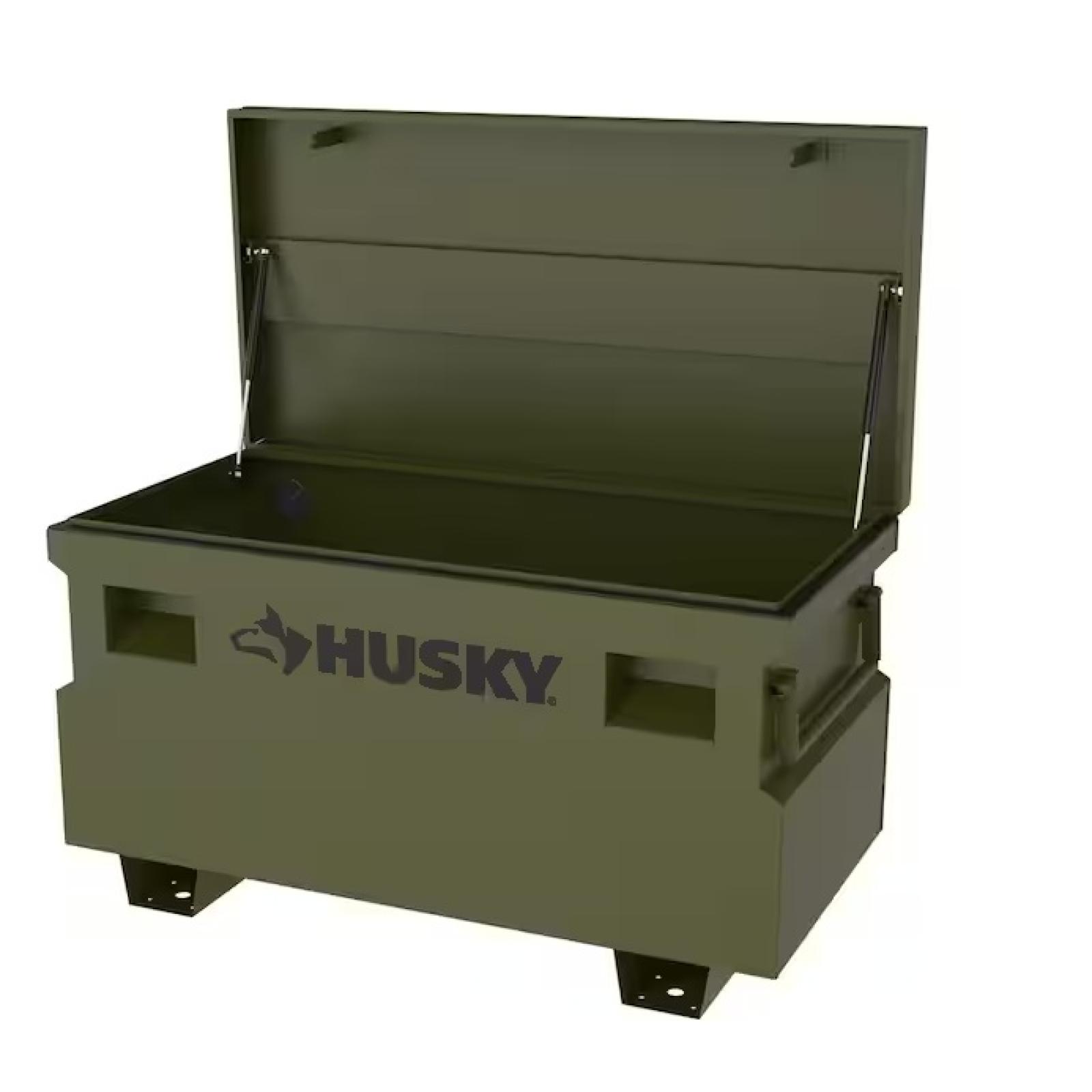 DALLAS LOCATION- HUSKY 48 IN. JOB SITE CHEST (MATTE ARMY GREEN)