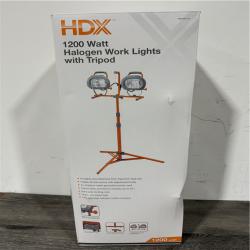 California AS-IS HDX 1200 Watt Halogen Work Lights w/Tripod