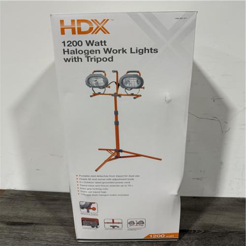 California AS-IS HDX 1200 Watt Halogen Work Lights w/Tripod