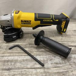 AS-IS DEWALT 20V MAX Cordless Brushless 4-1/2 in. Angle Grinder with Paddle Switch (Tool Only)