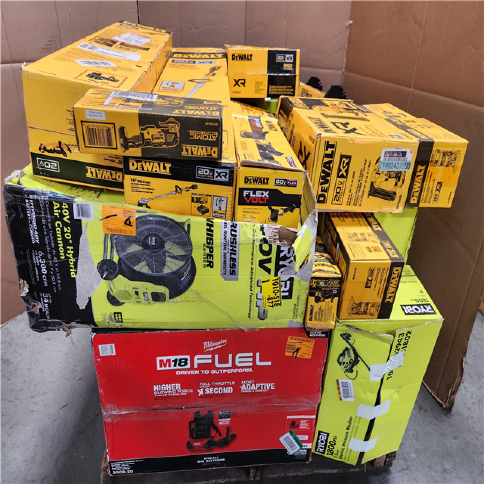 CALIFORNIA AS-IS TOOL PALLET