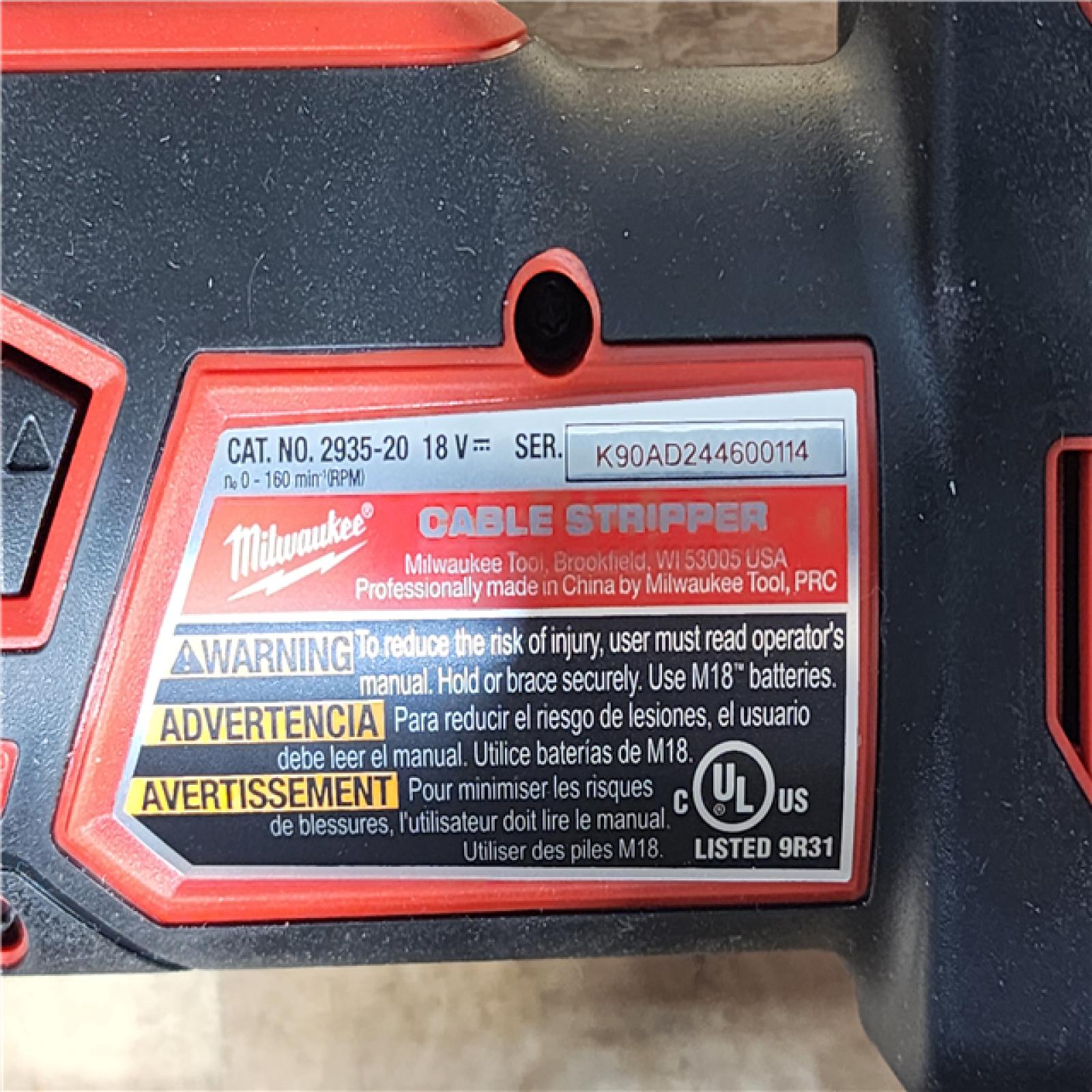 HOUSTON LOCATION - AS-IS M18 Cable Stripper (Tool Only)