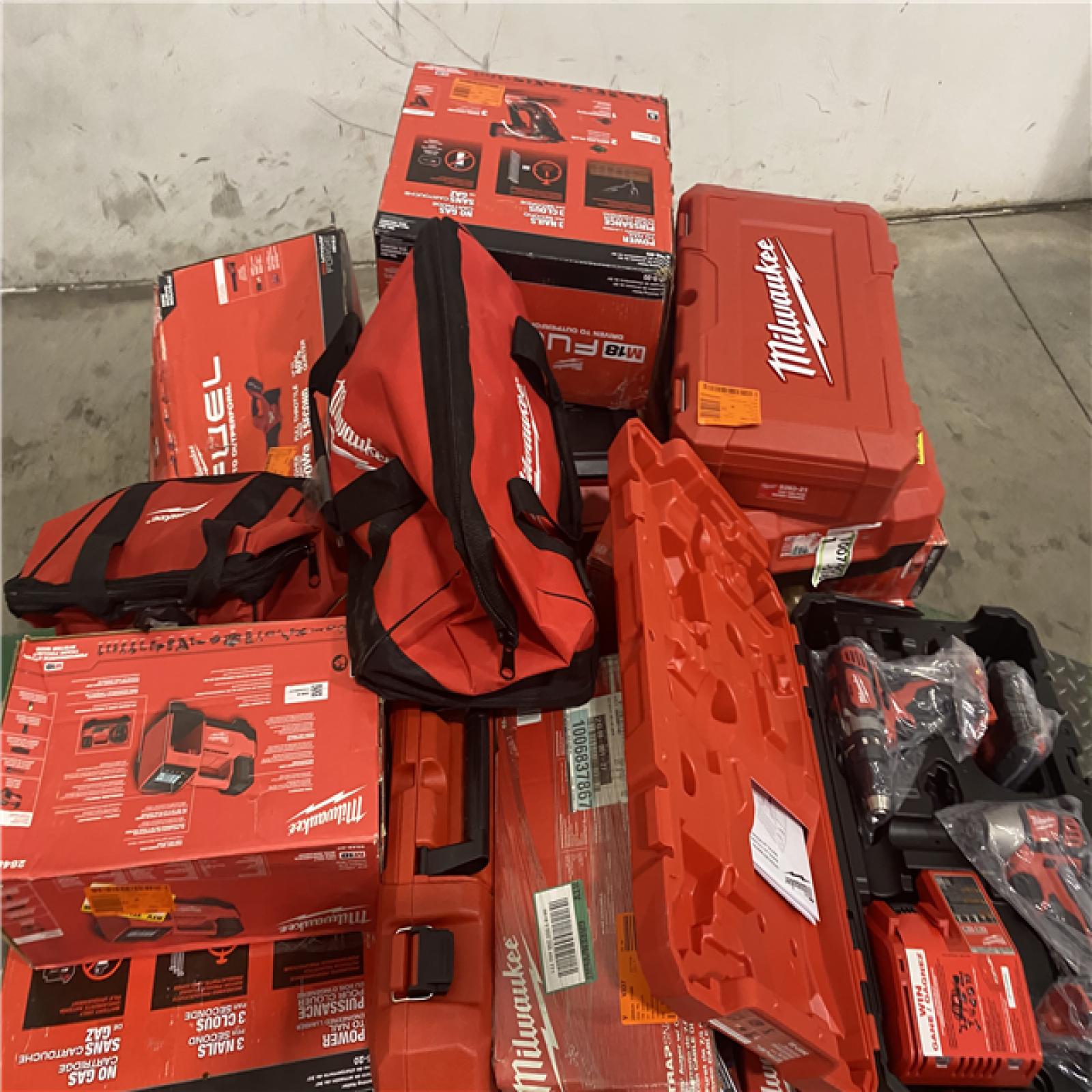 Dallas Location - As-Is MILWAUKEE Tool Pallet