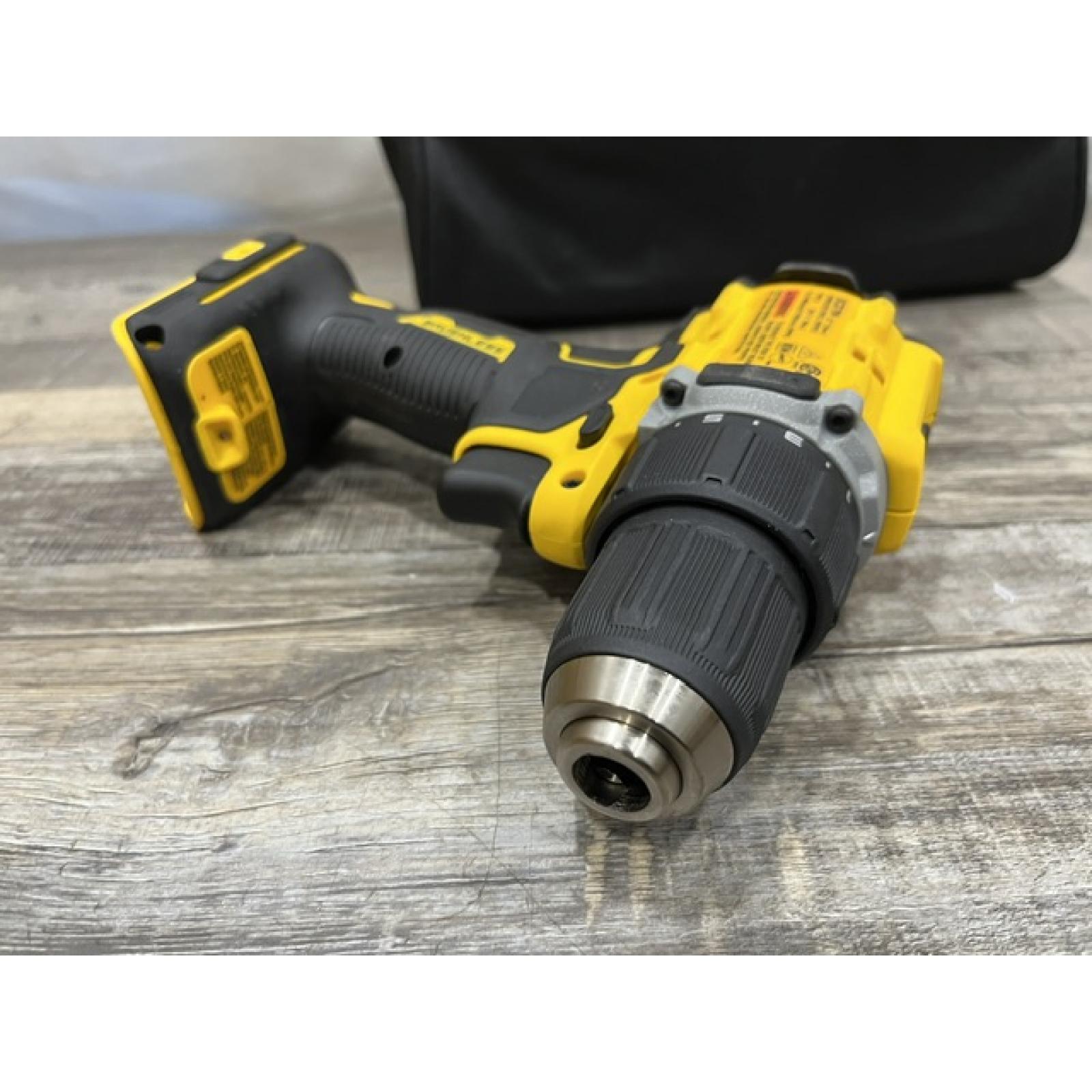 AS-IS DEWALT Atomic 20V Lithium-Ion Cordless Compact 1/2 in. Drill/Driver Kit