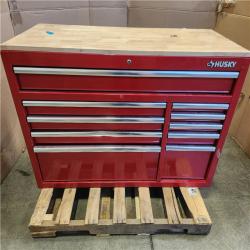 Phoenix Husky Modular Tool Storage 52 in. W x 20 in. D Standard Duty Red Mobile Workbench Cabinet (NO Wheels)
